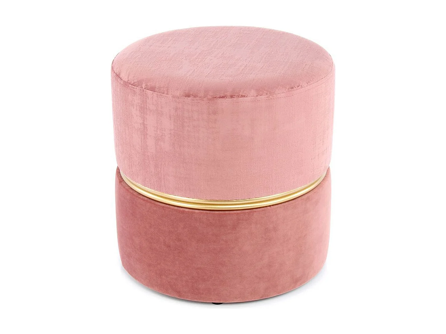 Pouf Rond Design "Cleopatra" 40cm Rose