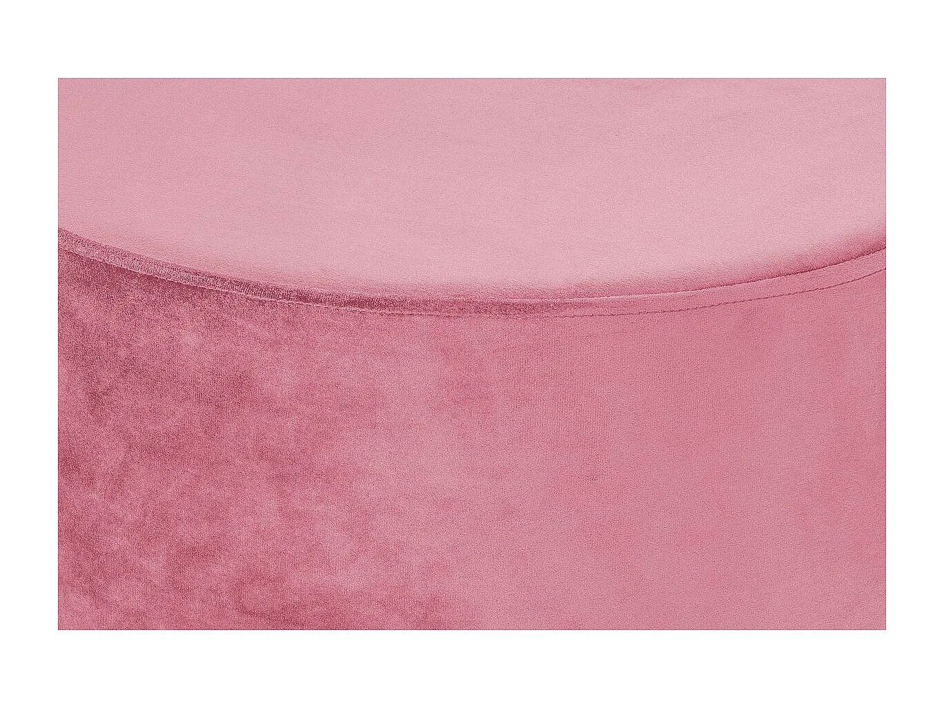 Pouf Rond Déco "Nano" 55cm Rose Foncé