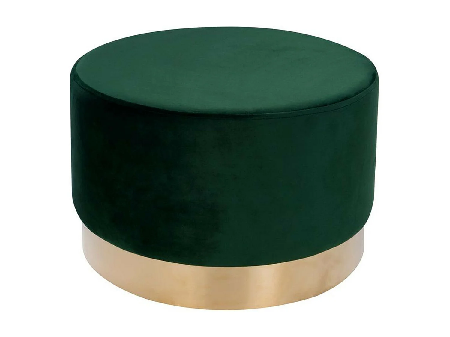 Pouf Rond Déco "Nano" 55cm Vert