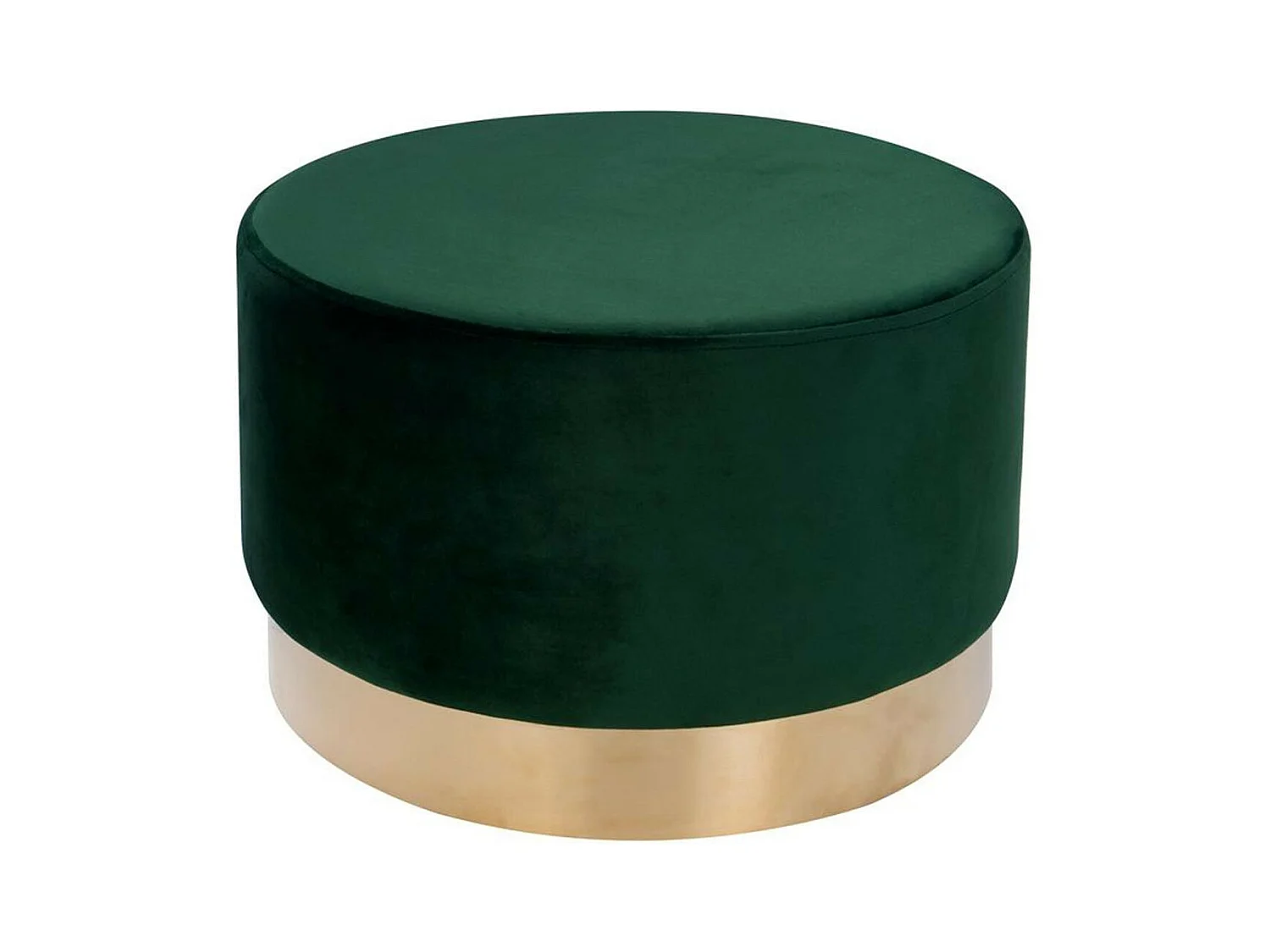 Pouf Rond Déco "Nano" 55cm Vert