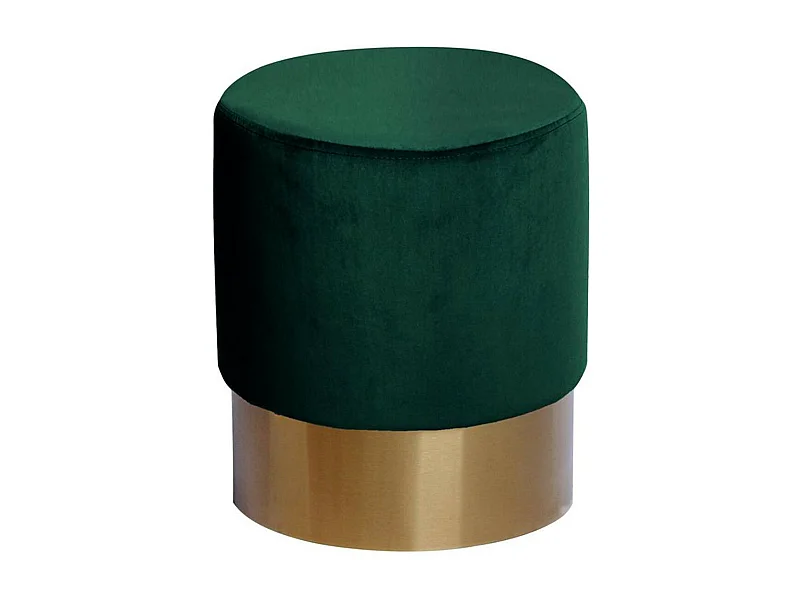Pouf Rond Design "Nano" 42cm Vert