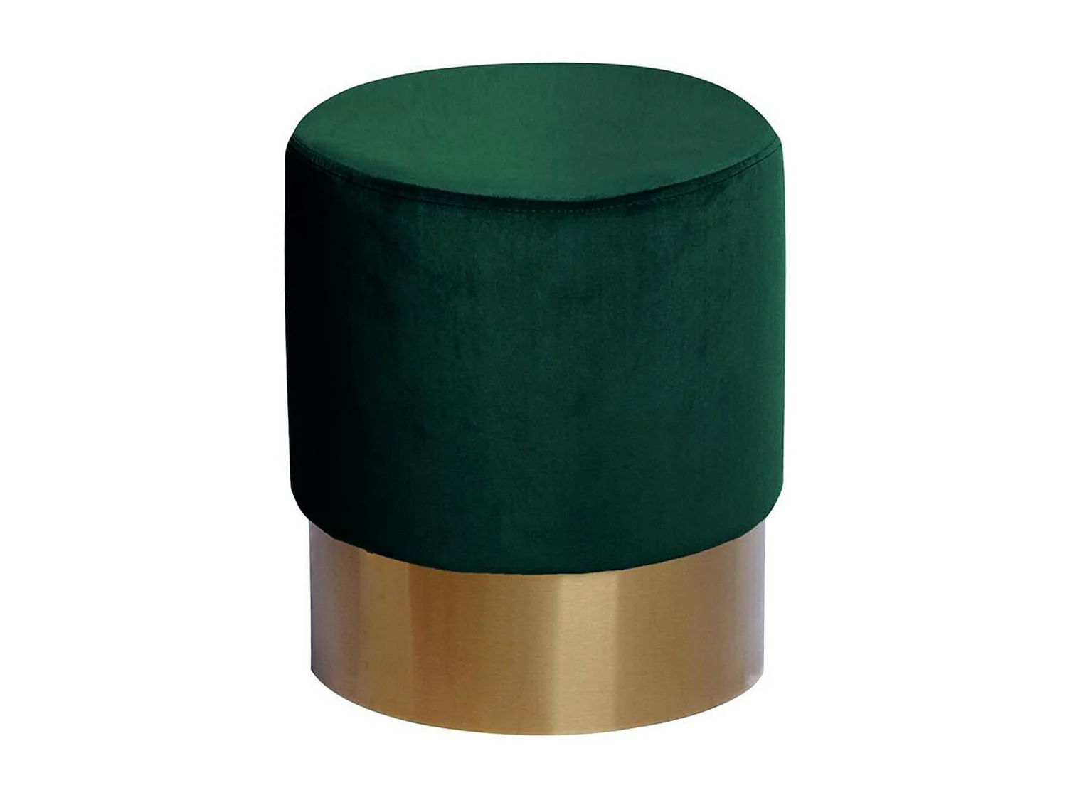 Pouf Rond Design "Nano" 42cm Vert