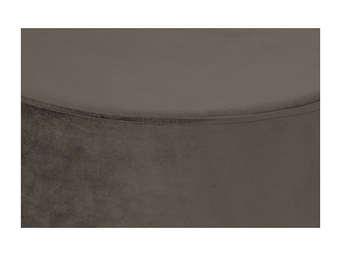 Pouf Rond Design "Nano" 42cm Taupe