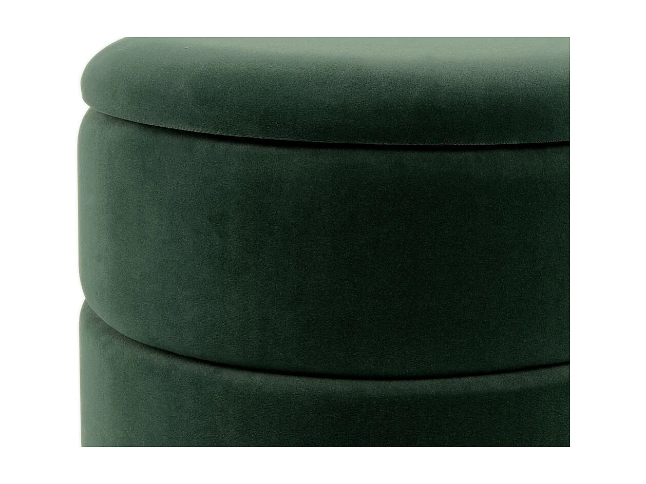 Pouf & Coffre de Rangement "Zéro" 41cm Vert