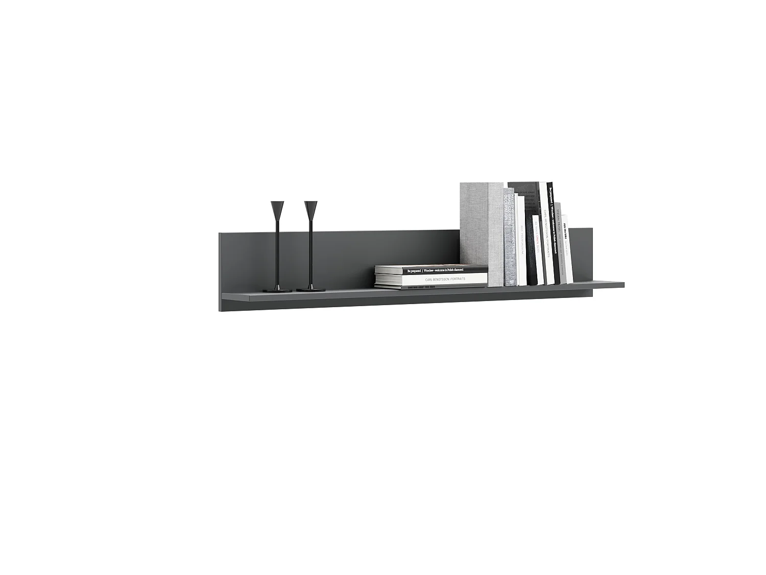 Étagère murale 100 cm - gris