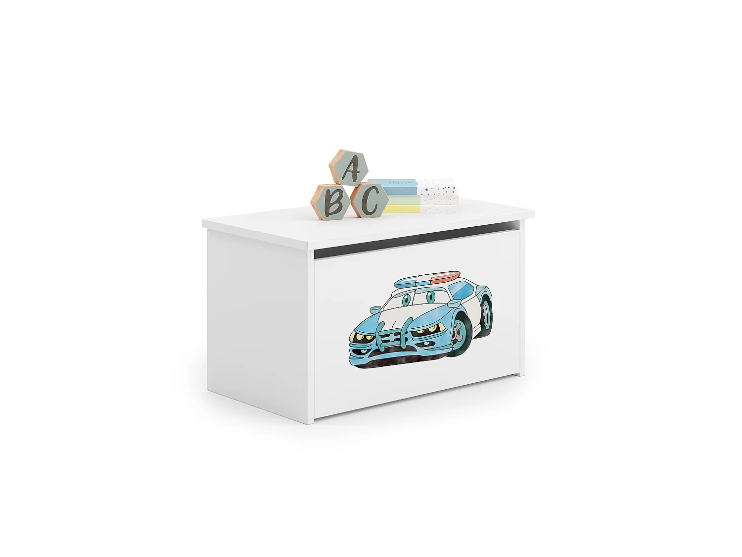 Coffre à jouets Daria avec graphismes pour enfants