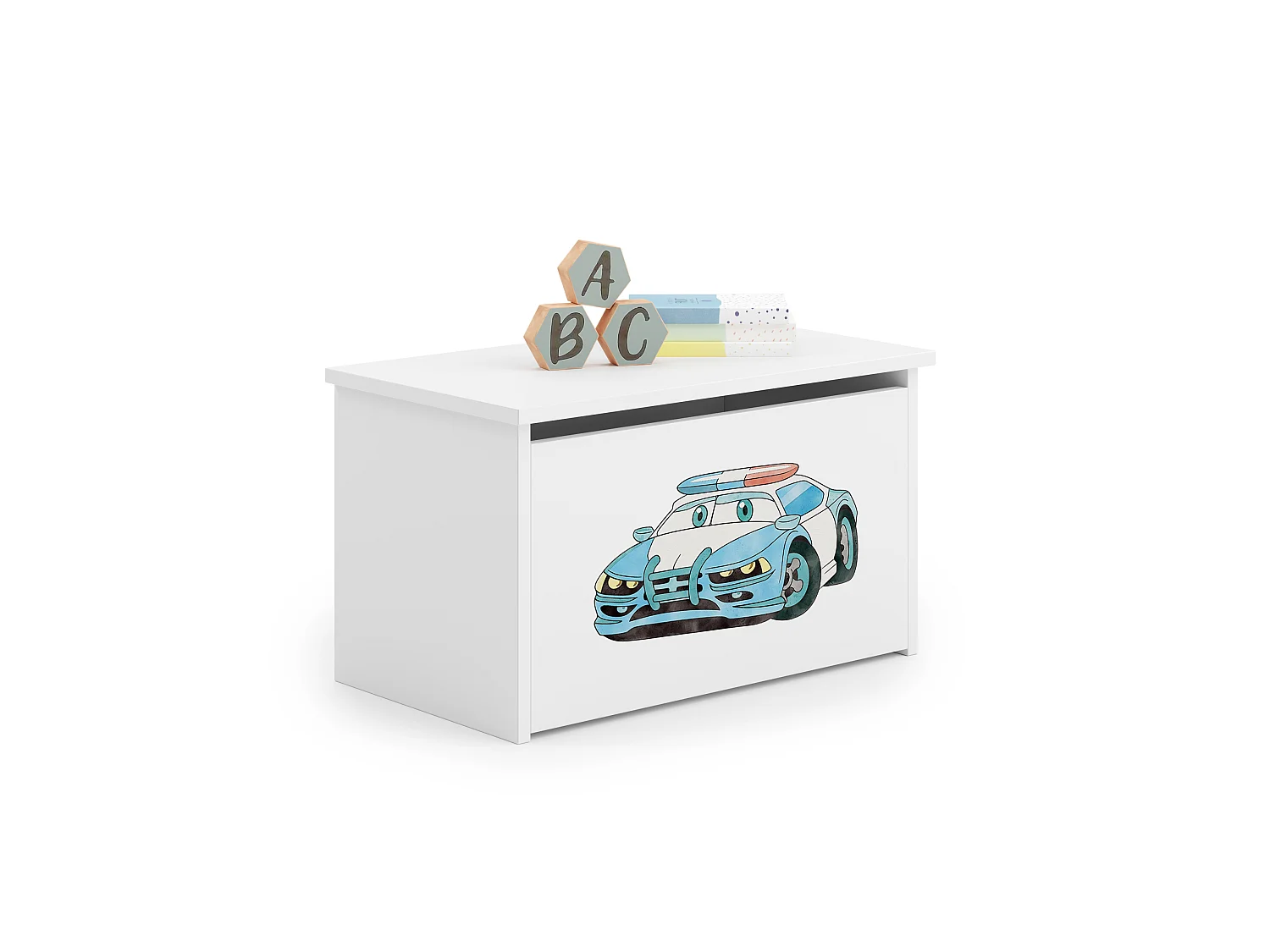 Coffre à jouets Daria avec graphismes pour enfants