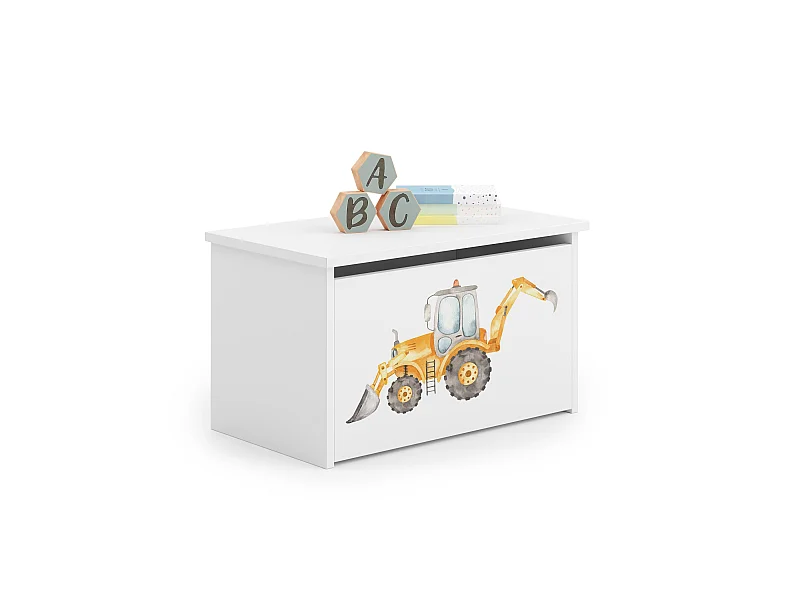 Coffre à jouets Daria avec graphismes pour enfants