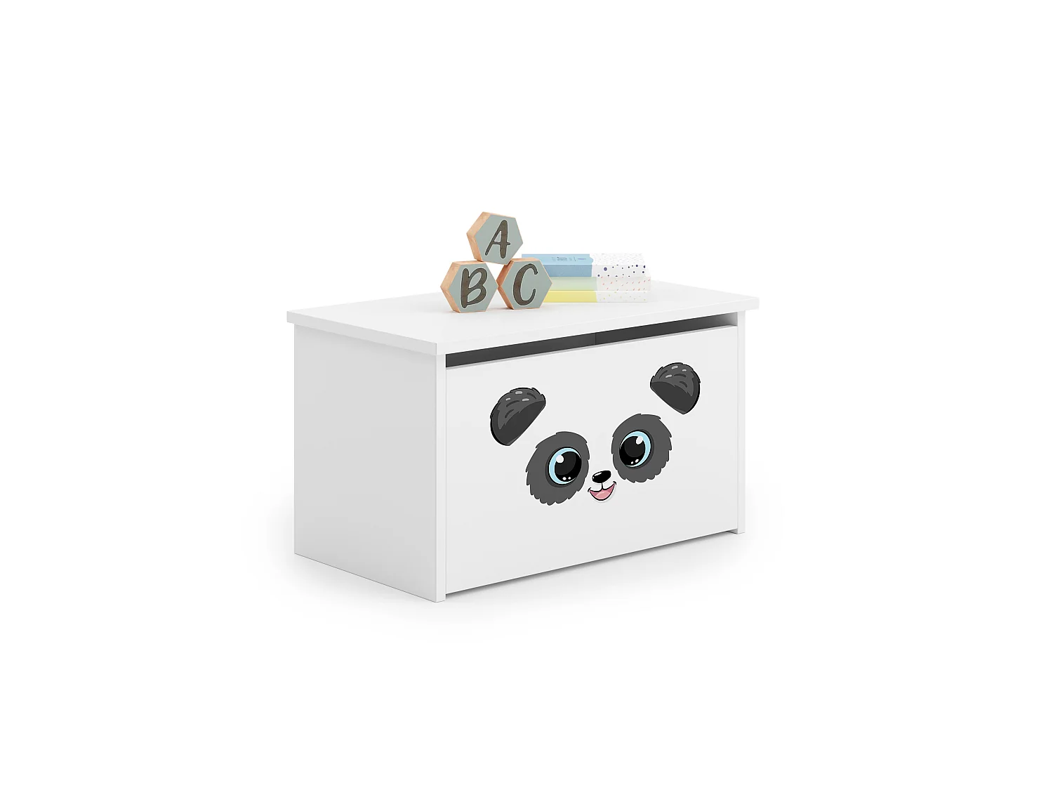 Coffre à jouets Daria avec graphismes pour enfants