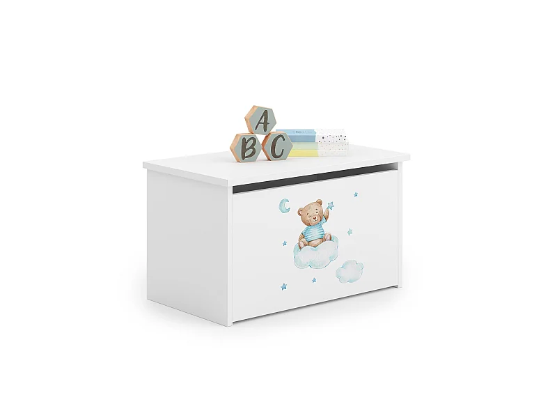 Coffre à jouets Daria avec graphismes pour enfants