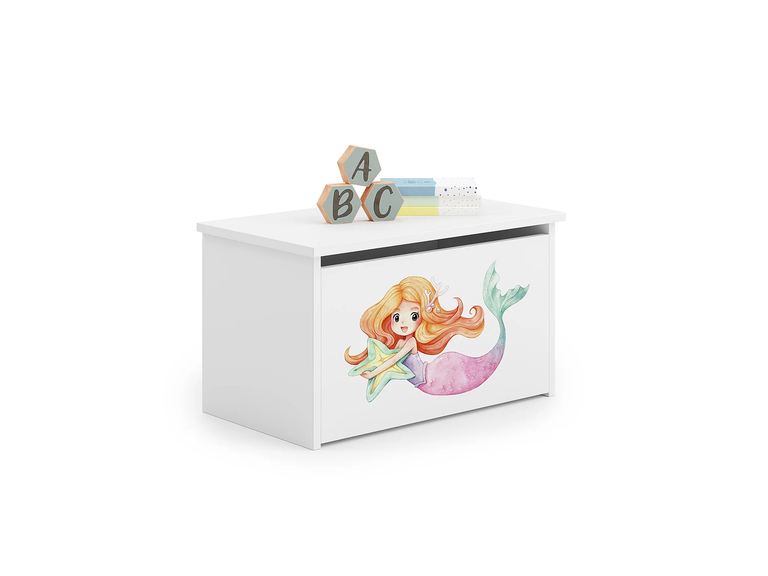 Coffre à jouets Daria avec graphismes pour enfants