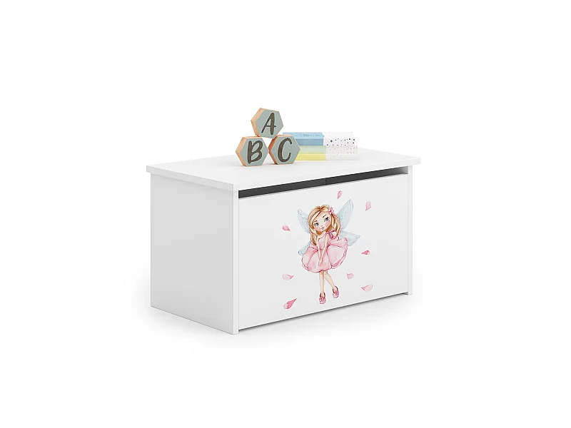 Coffre à jouets Daria avec graphismes pour enfants