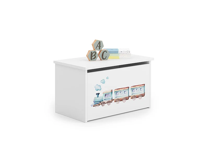 Coffre à jouets Daria avec graphismes pour enfants