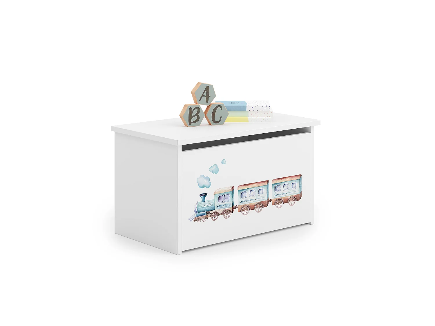 Coffre à jouets Daria avec graphismes pour enfants