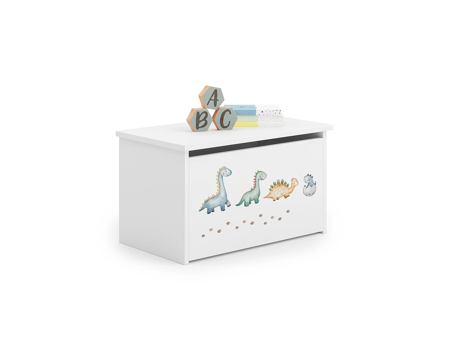 Coffre à jouets Daria avec graphismes pour enfants