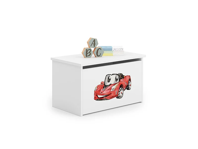 Coffre à jouets Daria avec graphismes pour enfants