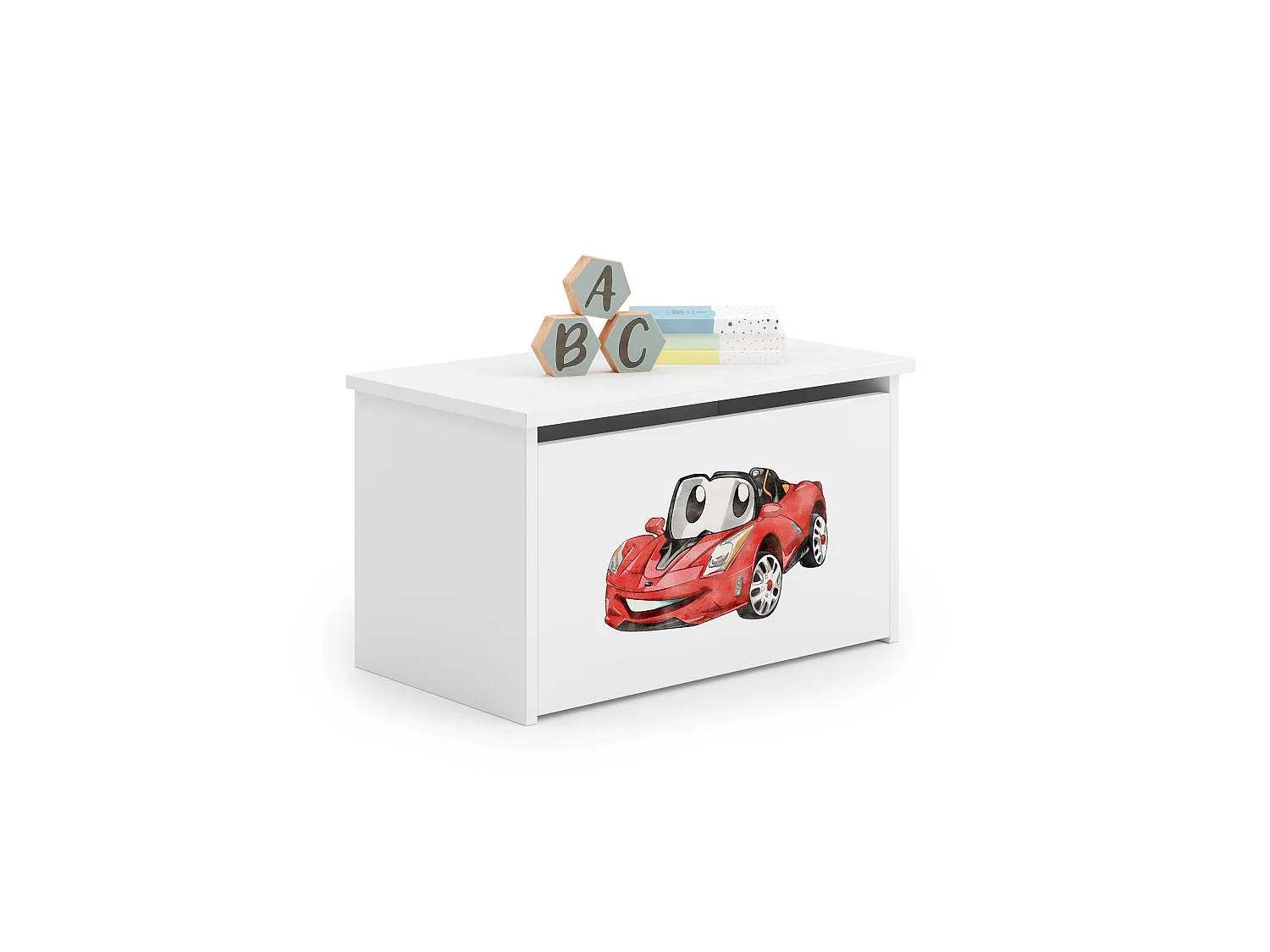 Coffre à jouets Daria avec graphismes pour enfants