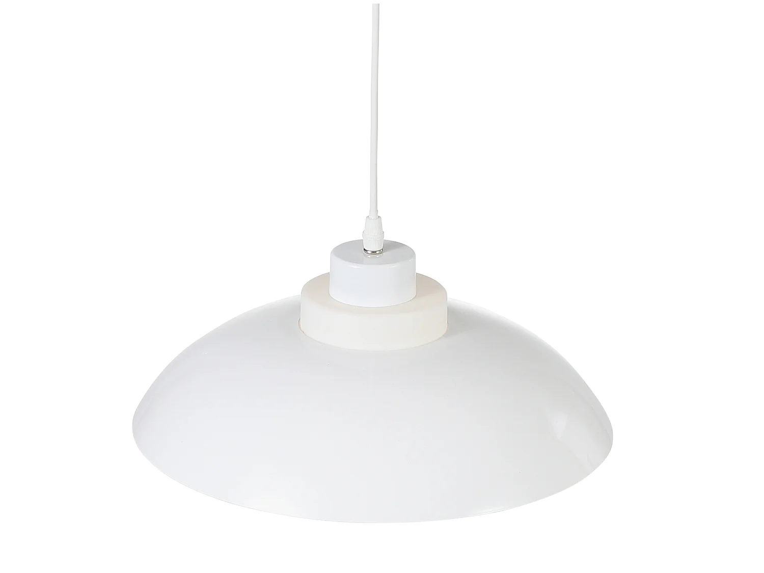 Suspension en métal  - D. 34 x H. 120 cm - Blanc - BRILIVA