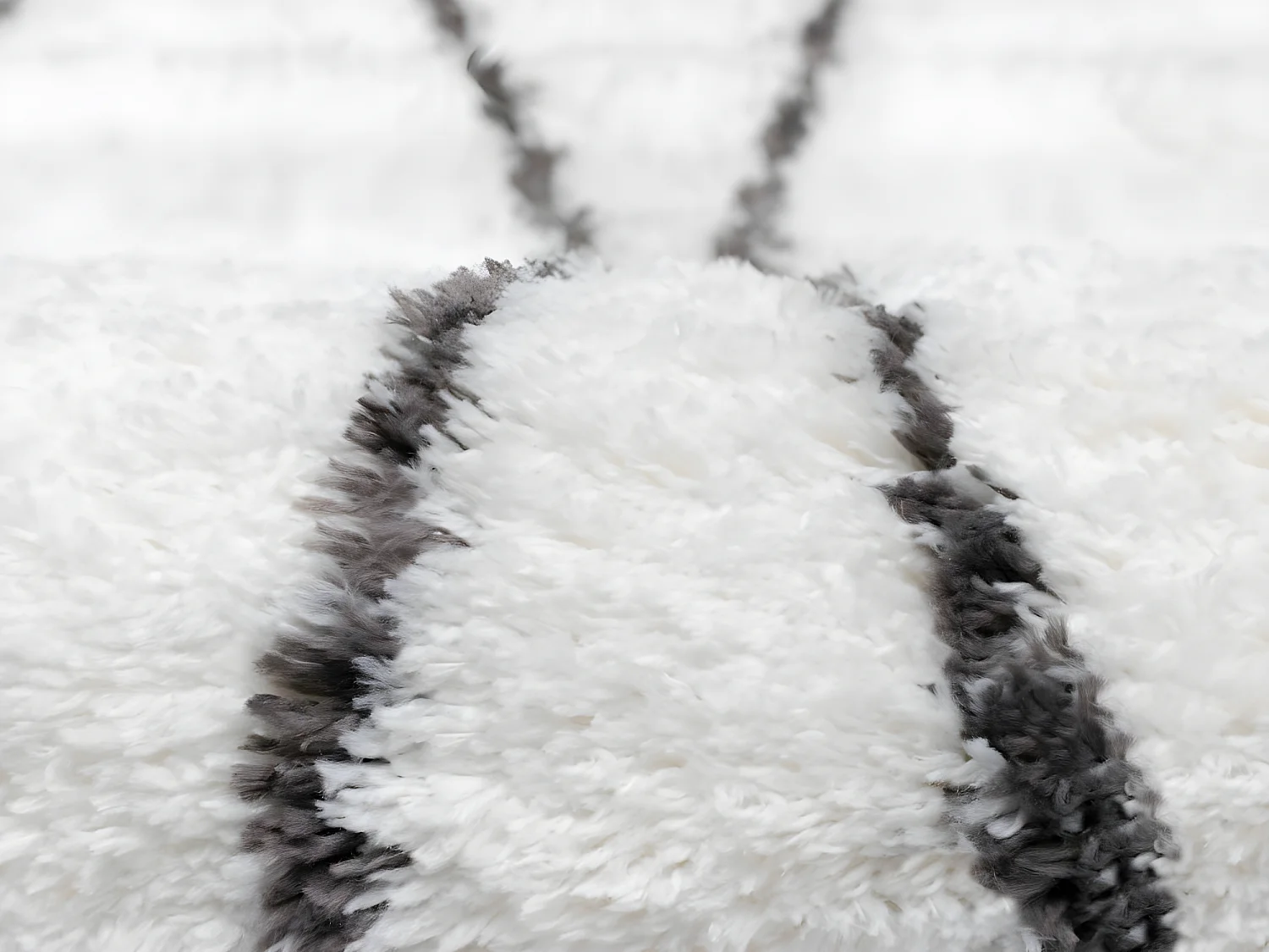 Shaggy hoogpolig tapijt berberstijl HANIA - Polyester - 160 x 230 cm - Beige en grijs