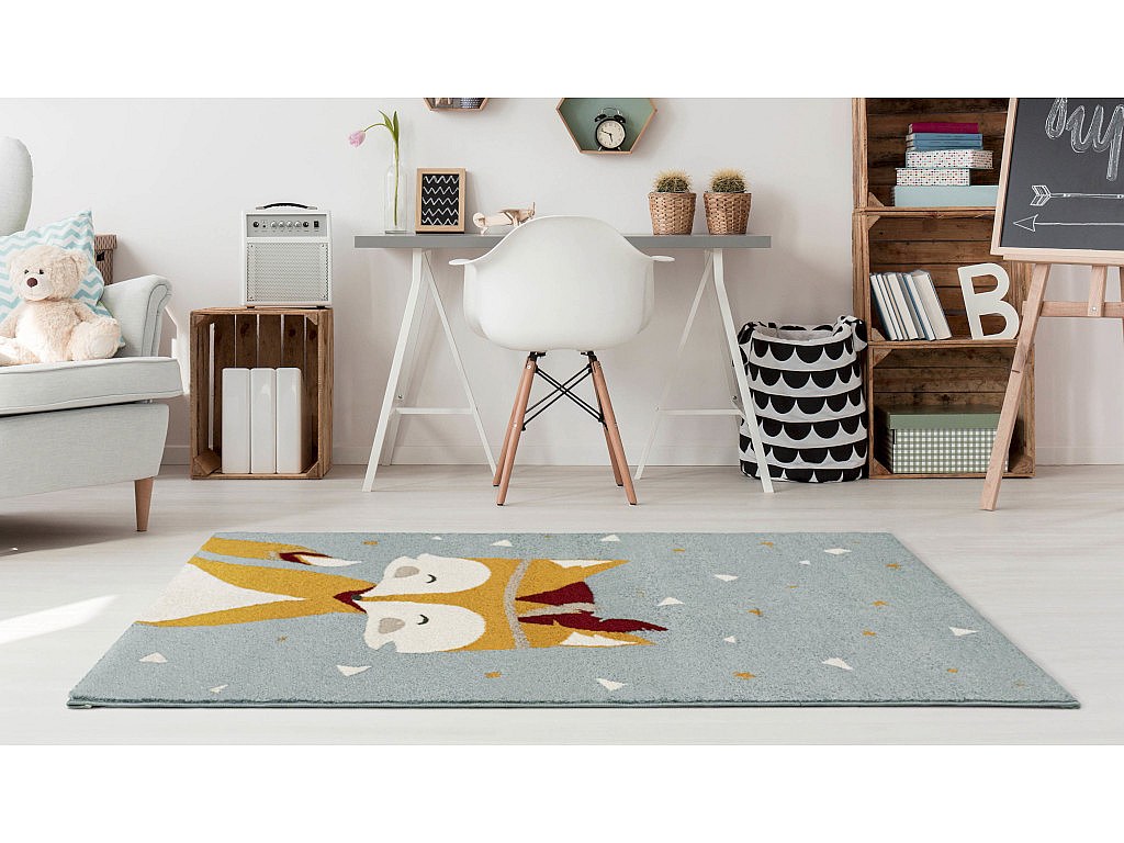 Alfombra infantil JUNIO - Polipropileno - 100 x 150 cm - multicolor