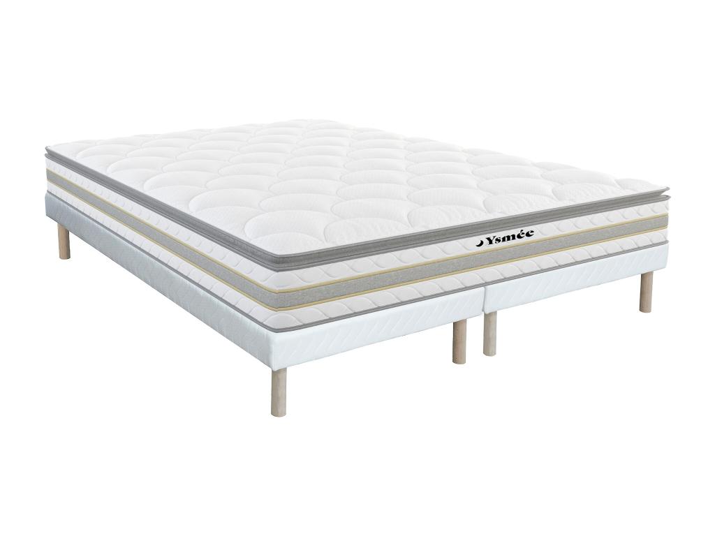 Taschenfederkernmatratze-Bettgestell-Set - 180 x 200 cm - mit integriertem günstig online kaufen