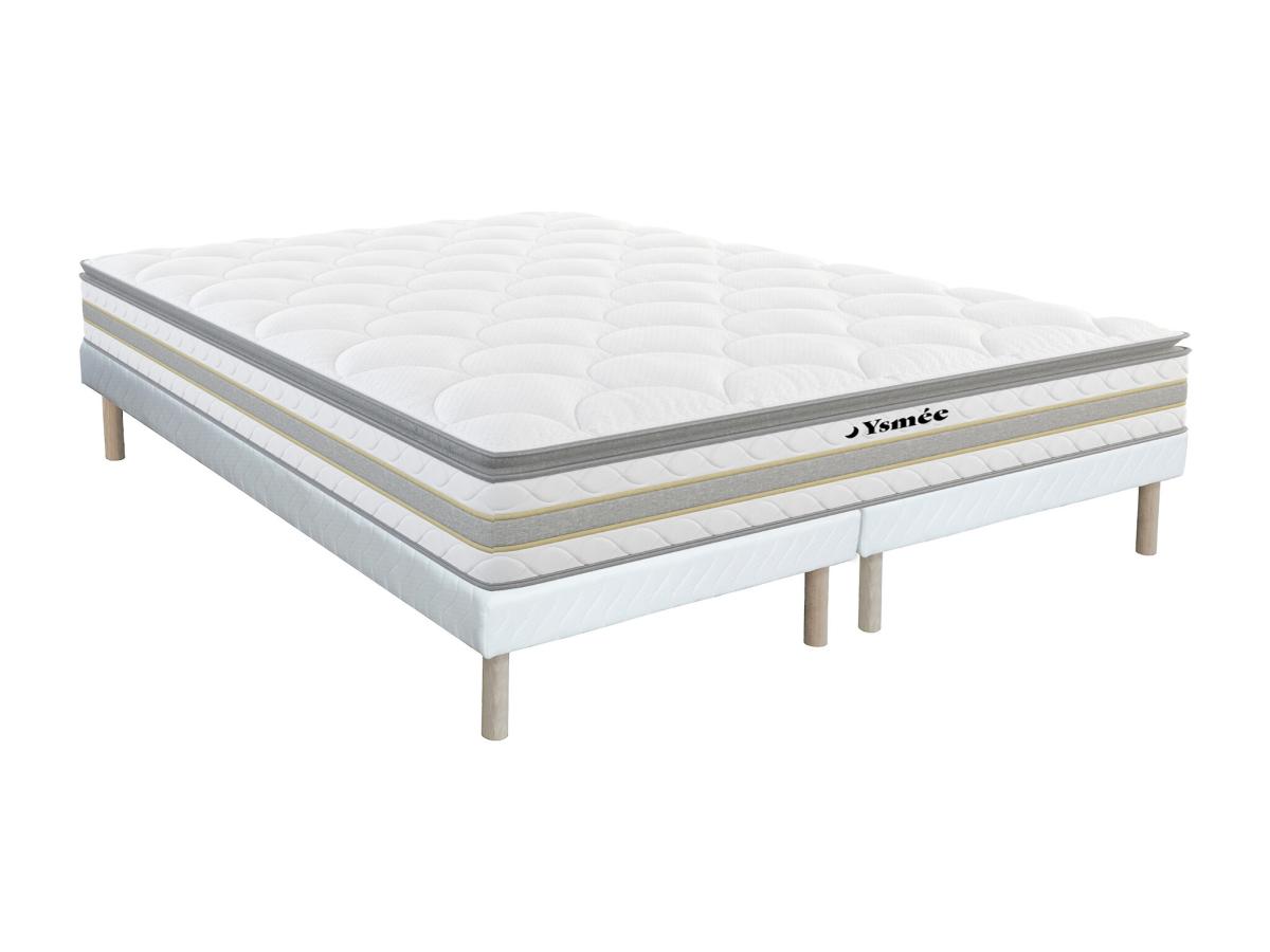 Taschenfederkernmatratze-Bettgestell-Set - 180 x 200 cm - mit integriertem günstig online kaufen