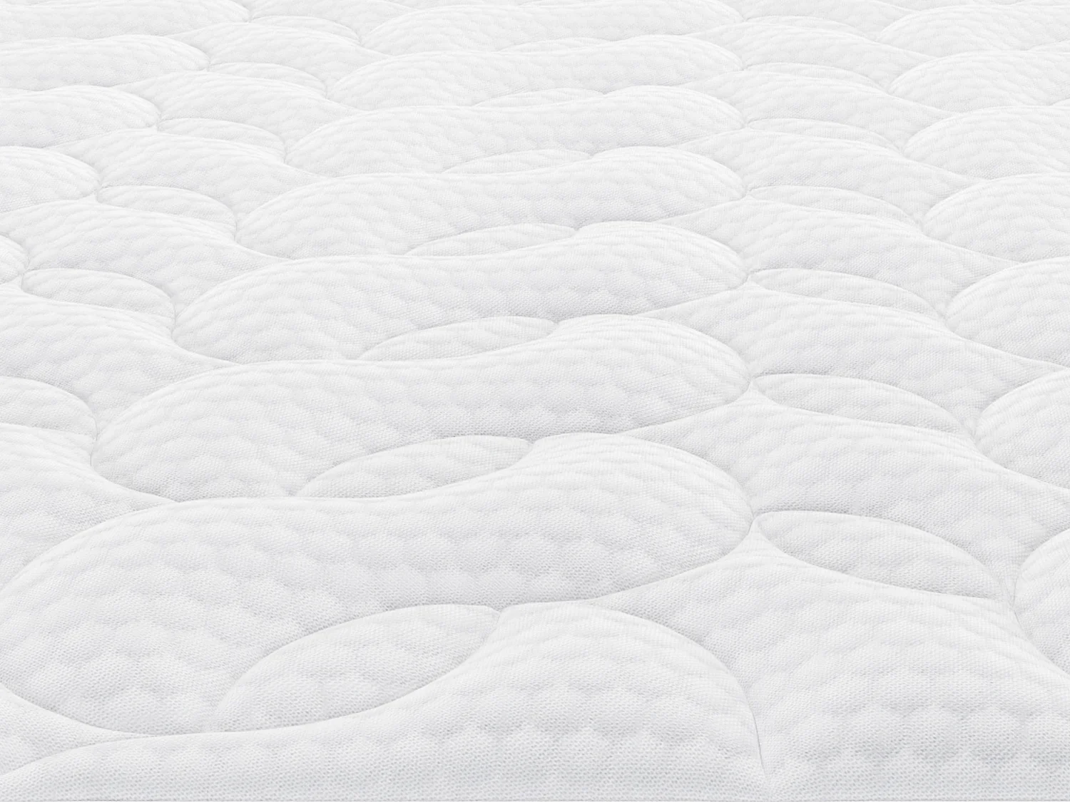 Taschenfederkernmatratze-Bettgestell-Set - 140 x 190 cm - feuerfest - mit integriertem Topper - Stärke 28 cm - DELICE von YSMÉE HOTEL