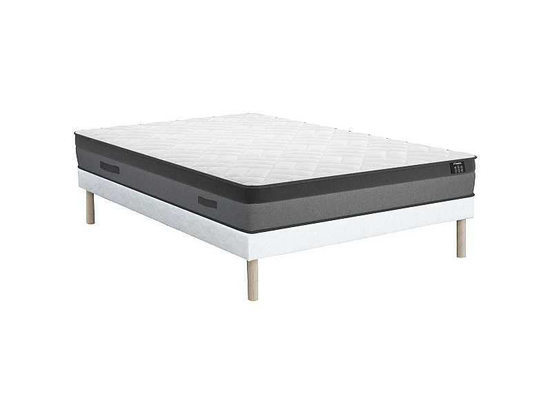 Colchón de muelles ensacados PRESTIGE - Grosor: 22 cm - 90 x 200 cm