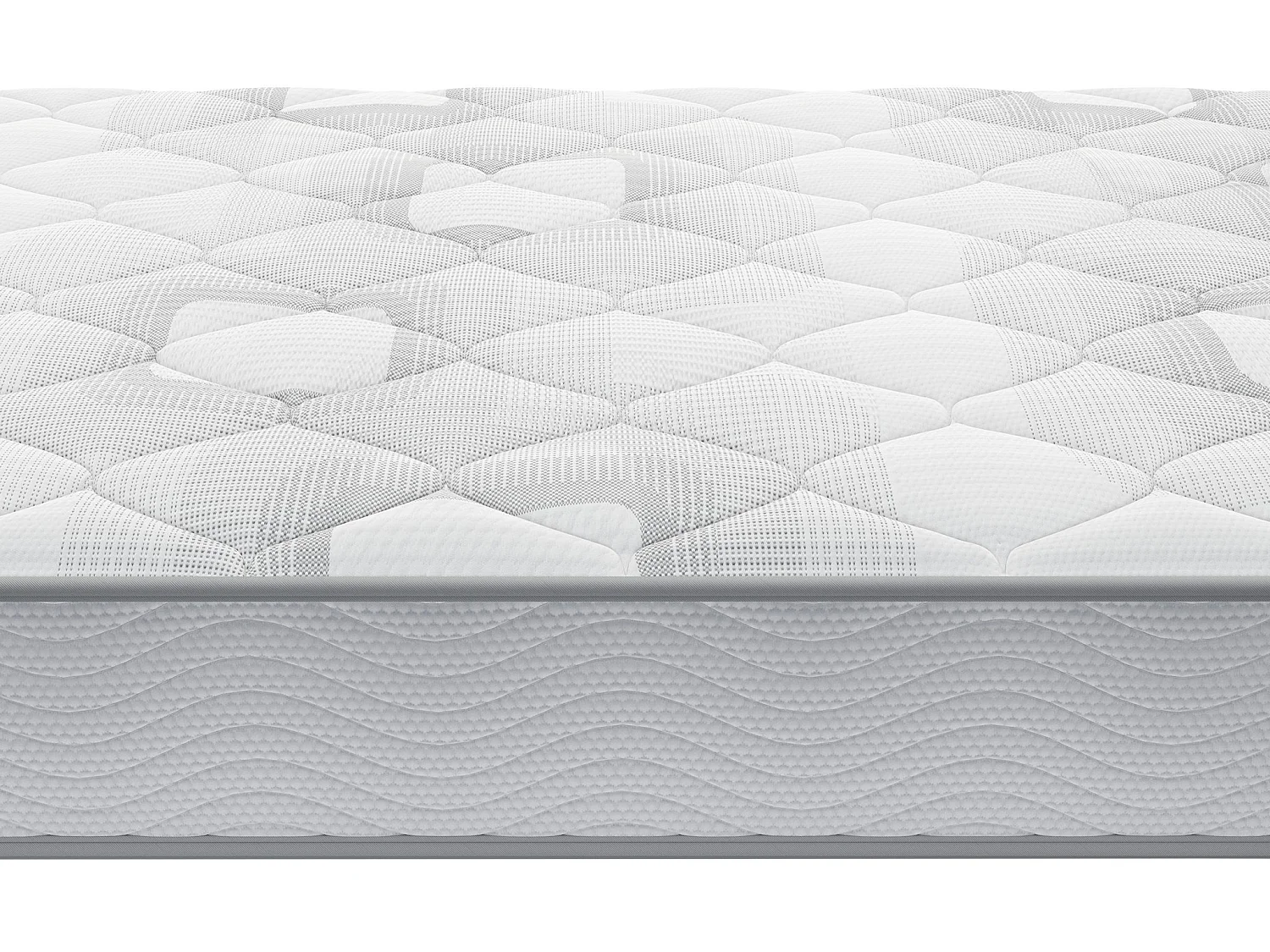 Ensemble 90 x 190 cm sommier + matelas ressorts ensachés ép.20cm - SONGE de YSMÉE