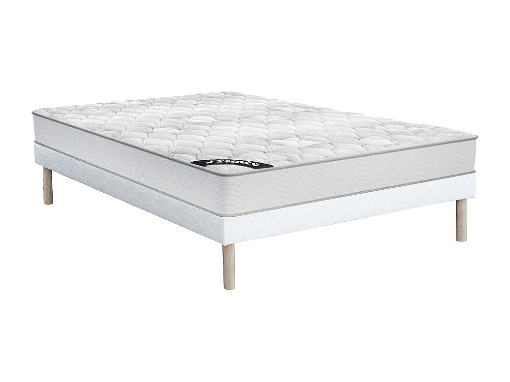 Taschenfederkernmatratze-Bettgestell-Set - 140 x 190 cm - Stärke 20 cm - SO günstig online kaufen