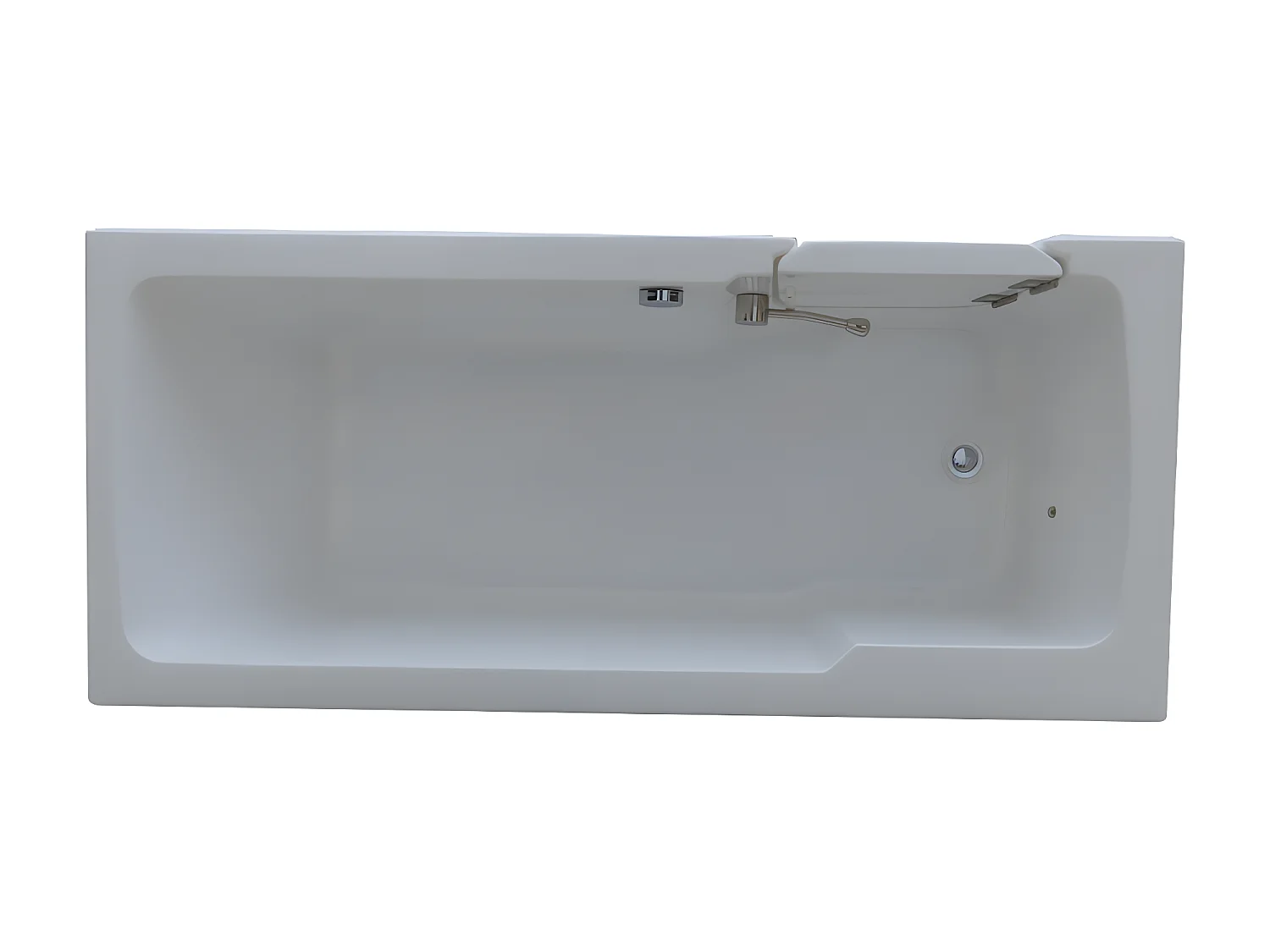 Vasca angolare con angolo a sinistra e sportello 235L 170 x 76 x 62 cm - SERVEE