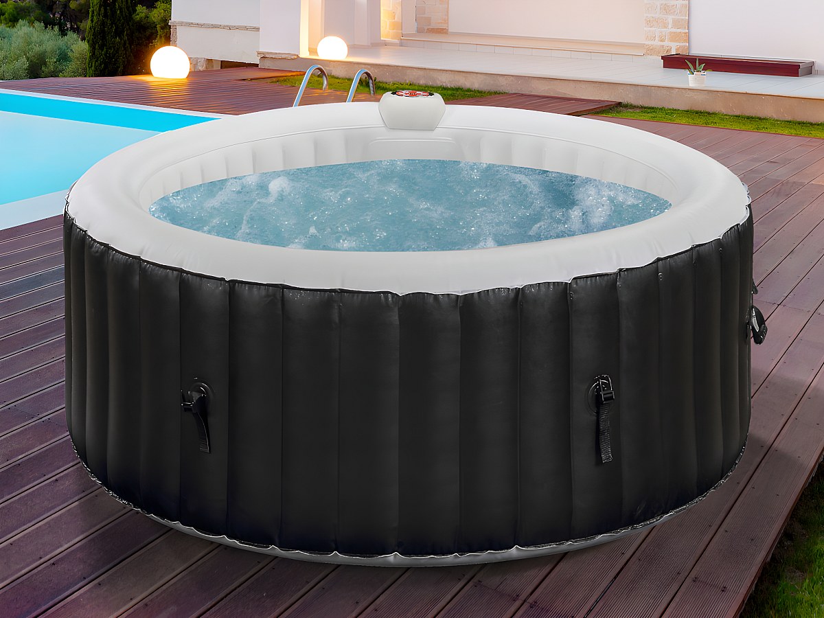 Jacuzzi hinchable 4 personas BFUNNY D180 x Alt. 65 cm 120 chorros