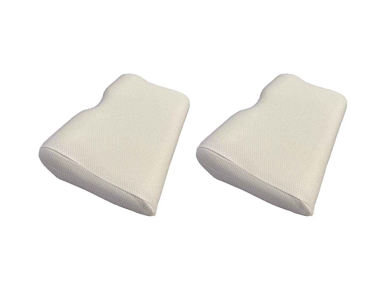 Zestaw 2 poduszek DODO PERFECT POSITION - 35 x 52 cm -  doskonałe podtrzymanie głowy