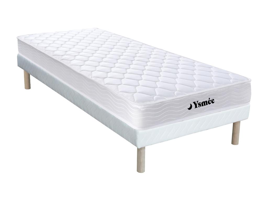 Federkernmatratze-Bettgestell-Set - 90 x 190 cm - Memory Schaum - 1 Zone - günstig online kaufen