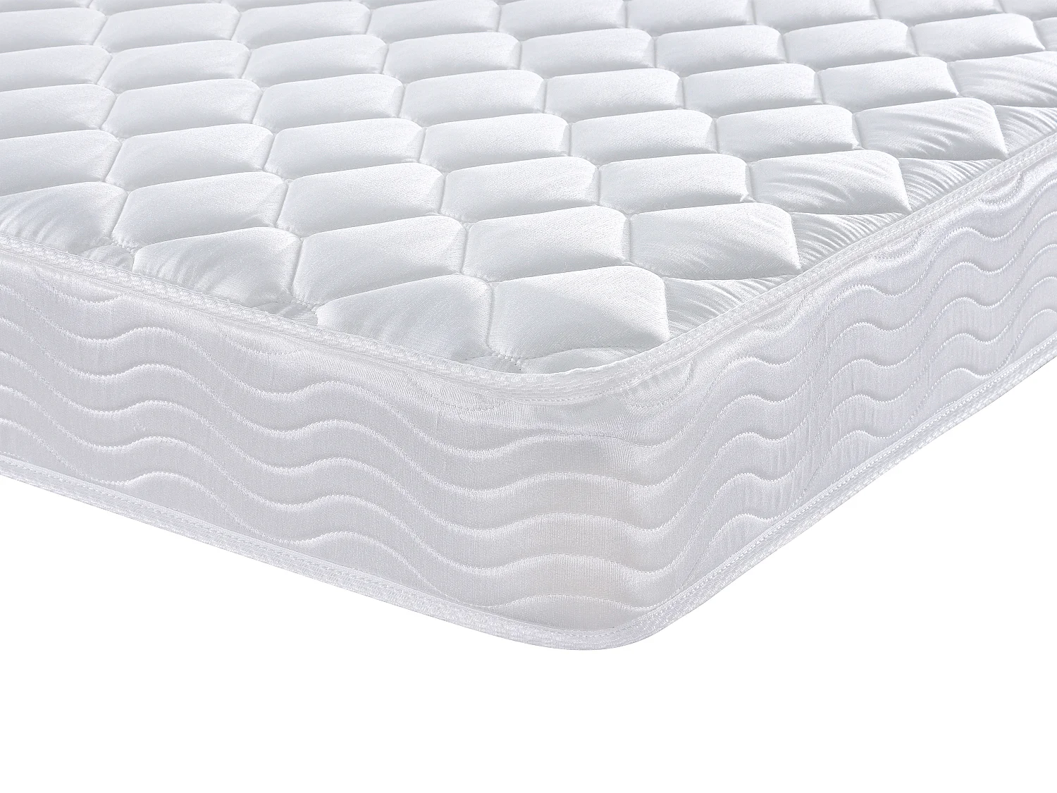 Ensemble 160 x 200 cm sommier + matelas ressorts et mémoire de forme ép.15cm - WOLKENLOS de YSMÉE