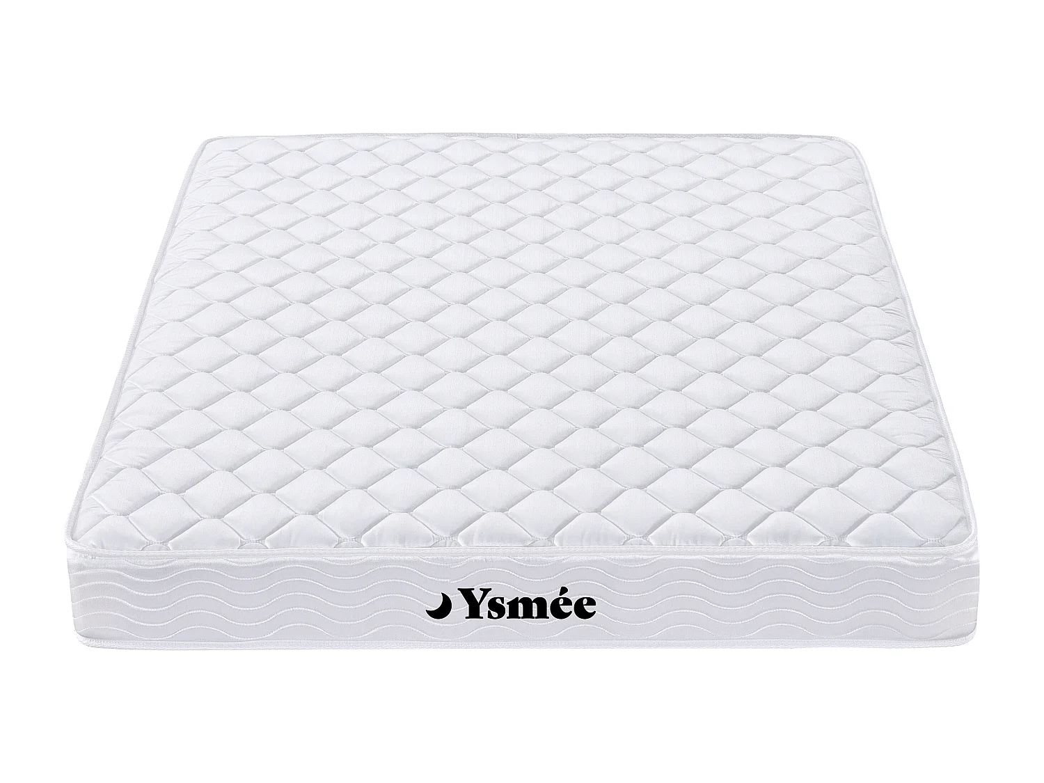 Ensemble 160 x 200 cm sommier + matelas ressorts et mémoire de forme ép.15cm - WOLKENLOS de YSMÉE