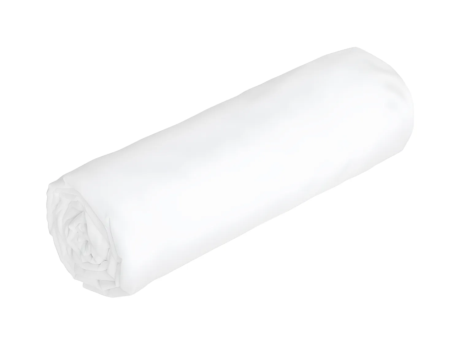 Drap house en satin 92 fils/cm² - 140 x 190 cm - Bonnet 30 cm - Blanc - ABILY de PALACIO