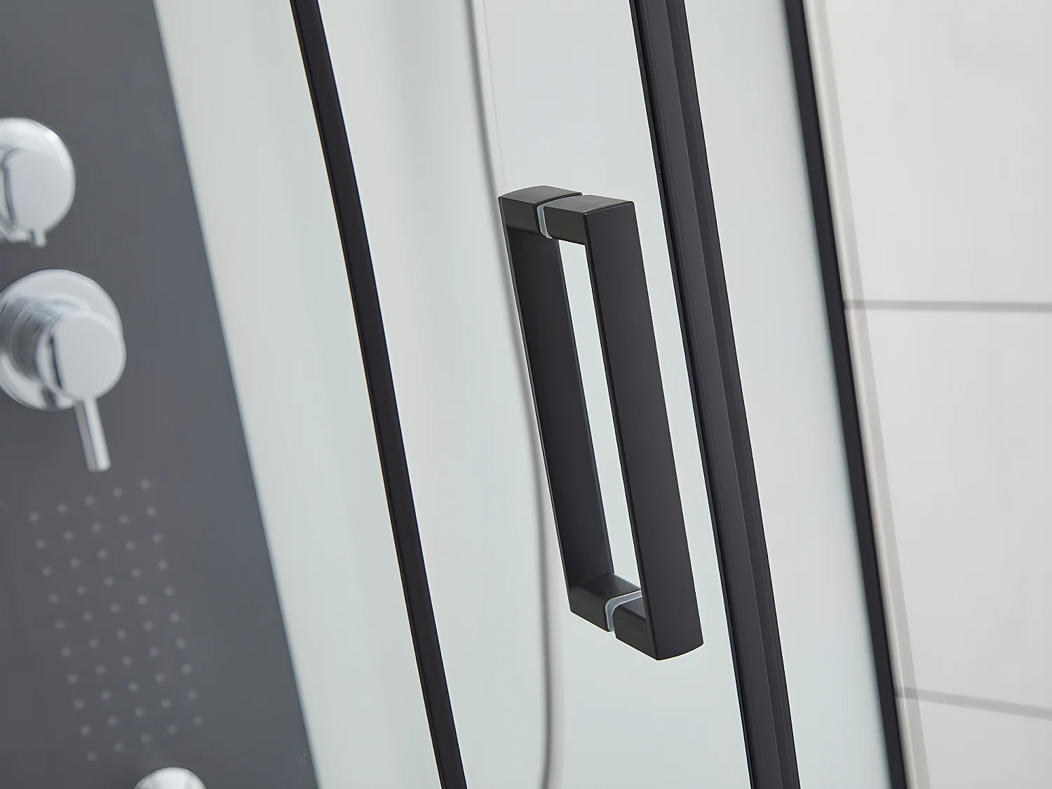 Duschkabine Massagedusche - 120 x 80 x 215 cm - Regendusche & Handbrause - PRIMEA