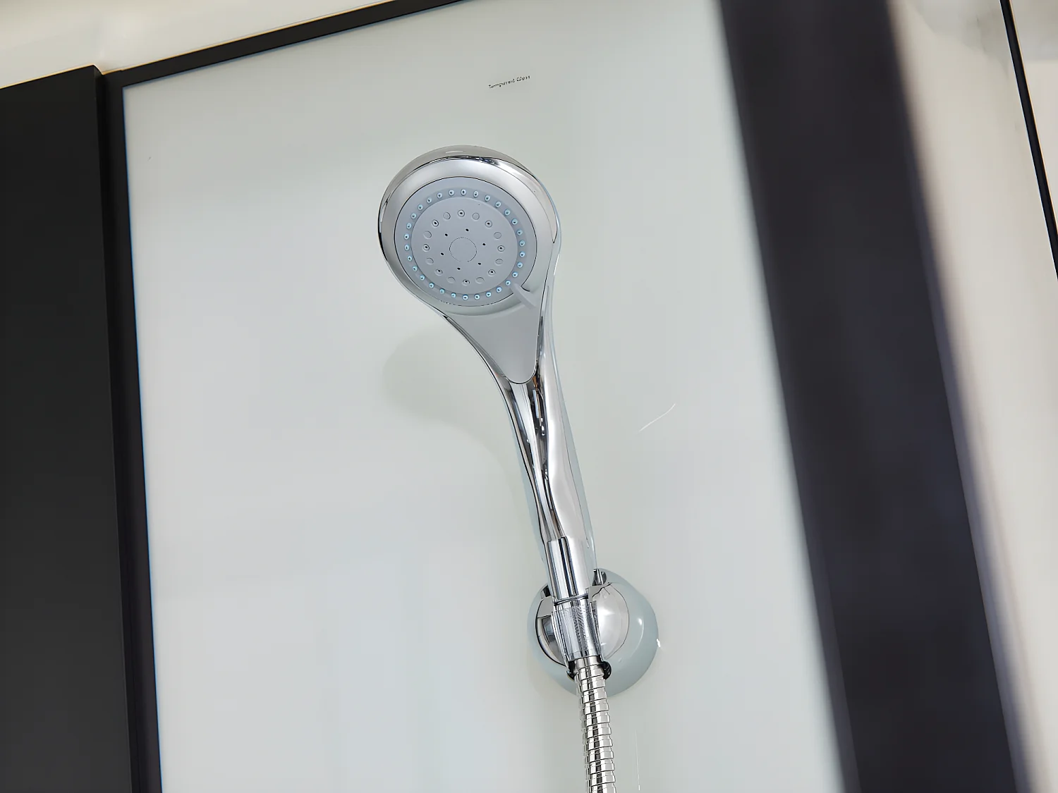 Cabine de duche de hidromassagem PRIMEA - 2 zonas com jatos de massagem - C120 x L80 x A215 cm - Função chuva tropical e cabeça de chuveiro