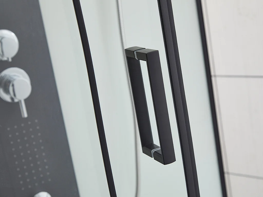 Box doccia idromassaggio 2 zone di getti massaggianti L90 x P90 x H215 cm pioggia tropicale e doccino - PRIMEA