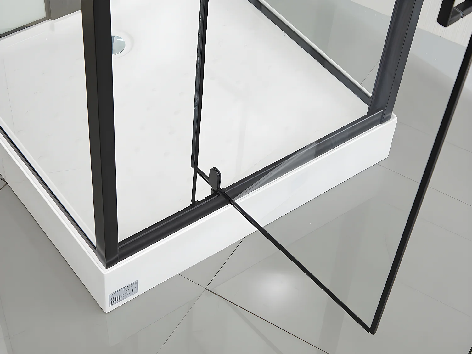 Box doccia idromassaggio 2 zone di getti massaggianti L90 x P90 x H215 cm pioggia tropicale e doccino - PRIMEA