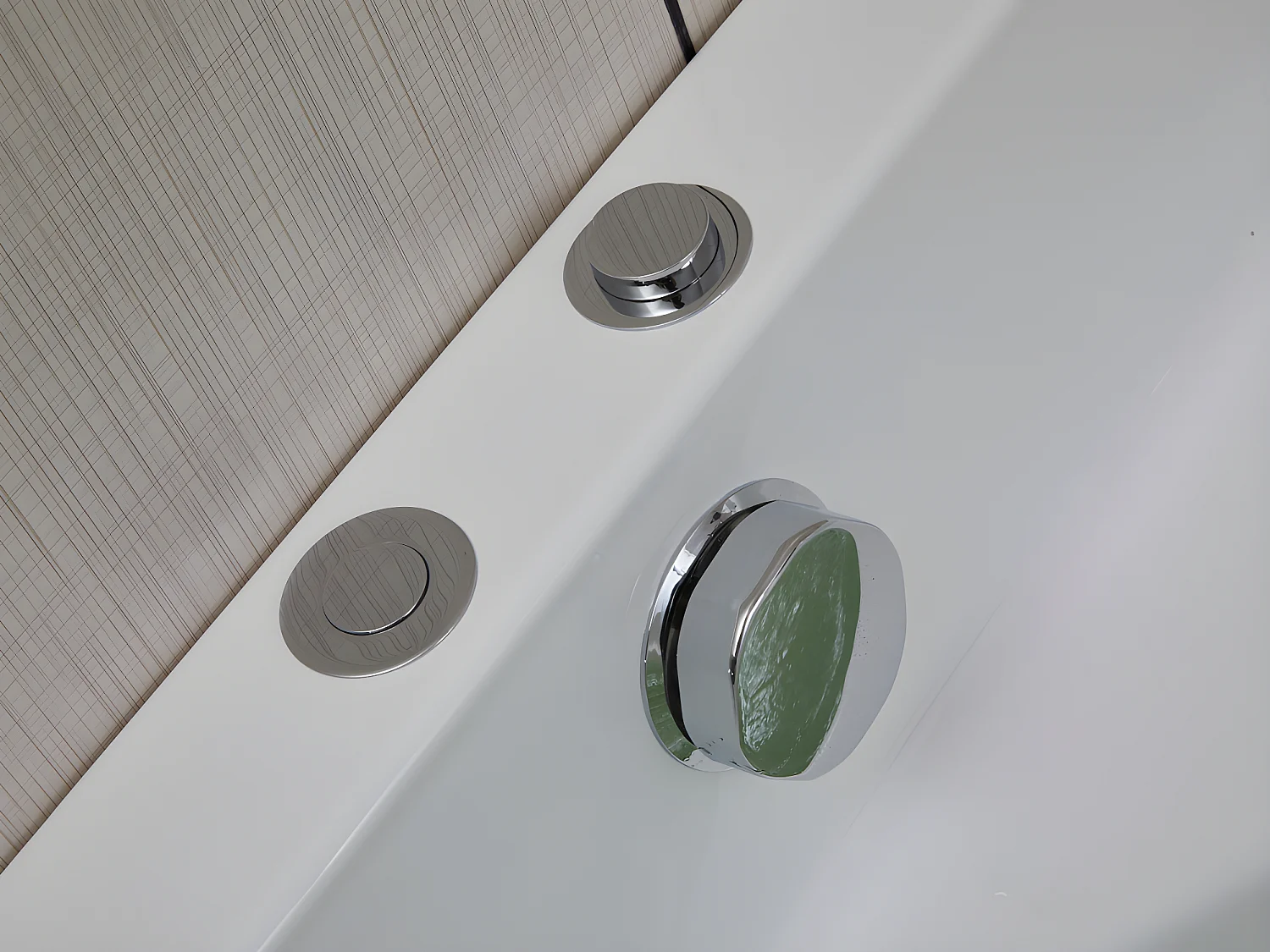 Vasca angolare per balneoterapia con sistema a cascata 2 posti 350 litri 150 x 150 x 60 cm - AGLENA