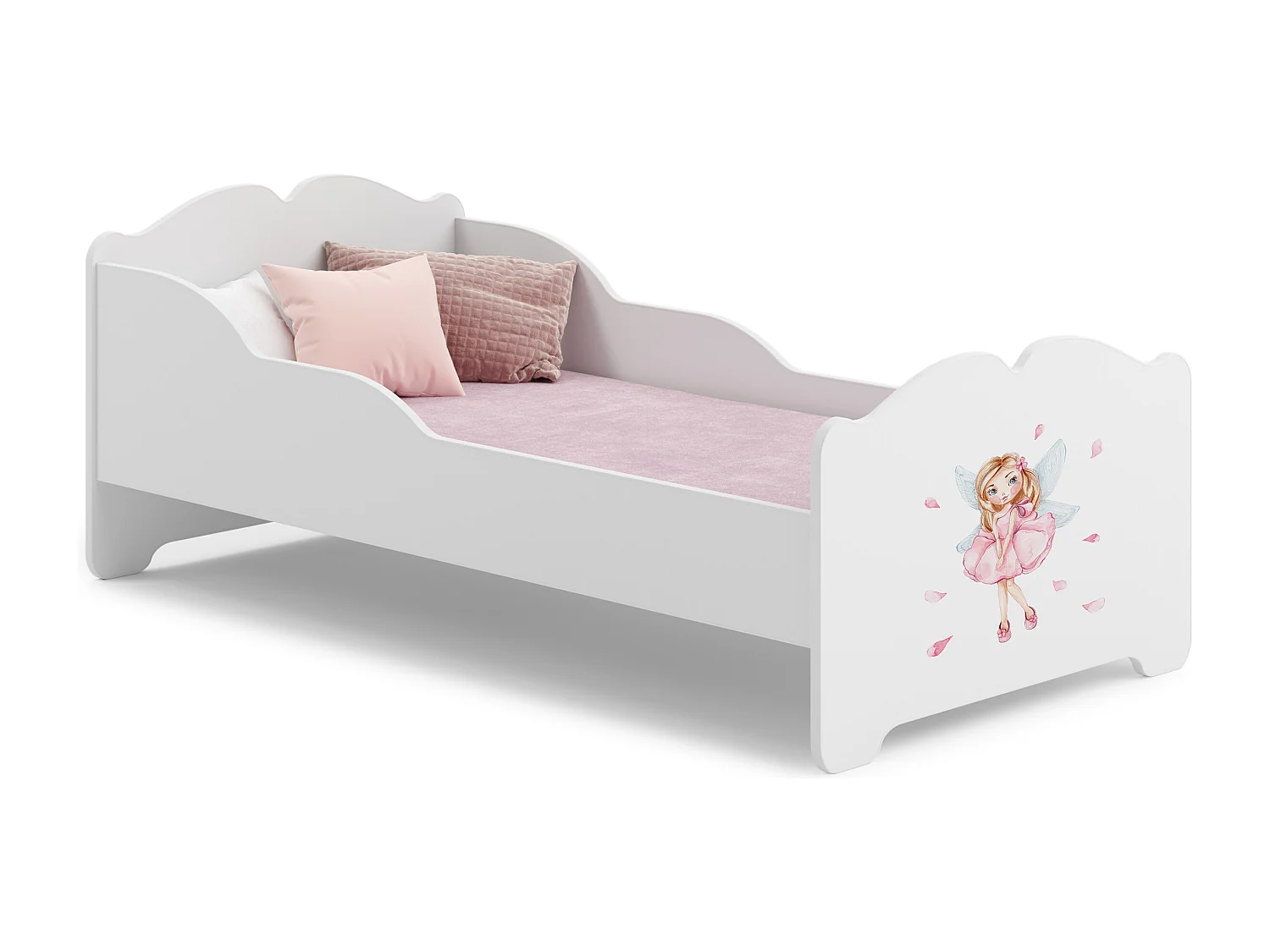Cama de criança 160 x 80 com colchão e estrado incluídos Kobi Anna Girl with Wings