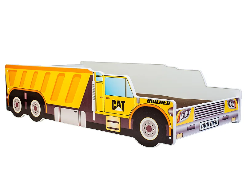 Cama de criança com colchão e estrado incluídos 160 x 80 Kobi Truck Tipper