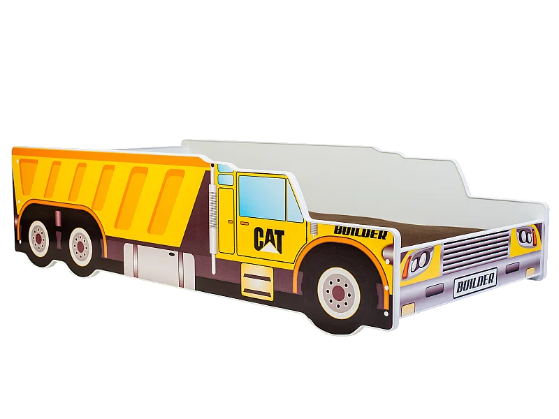 Cama de criança com colchão e estrado incluídos 160 x 80 Kobi Truck Tipper