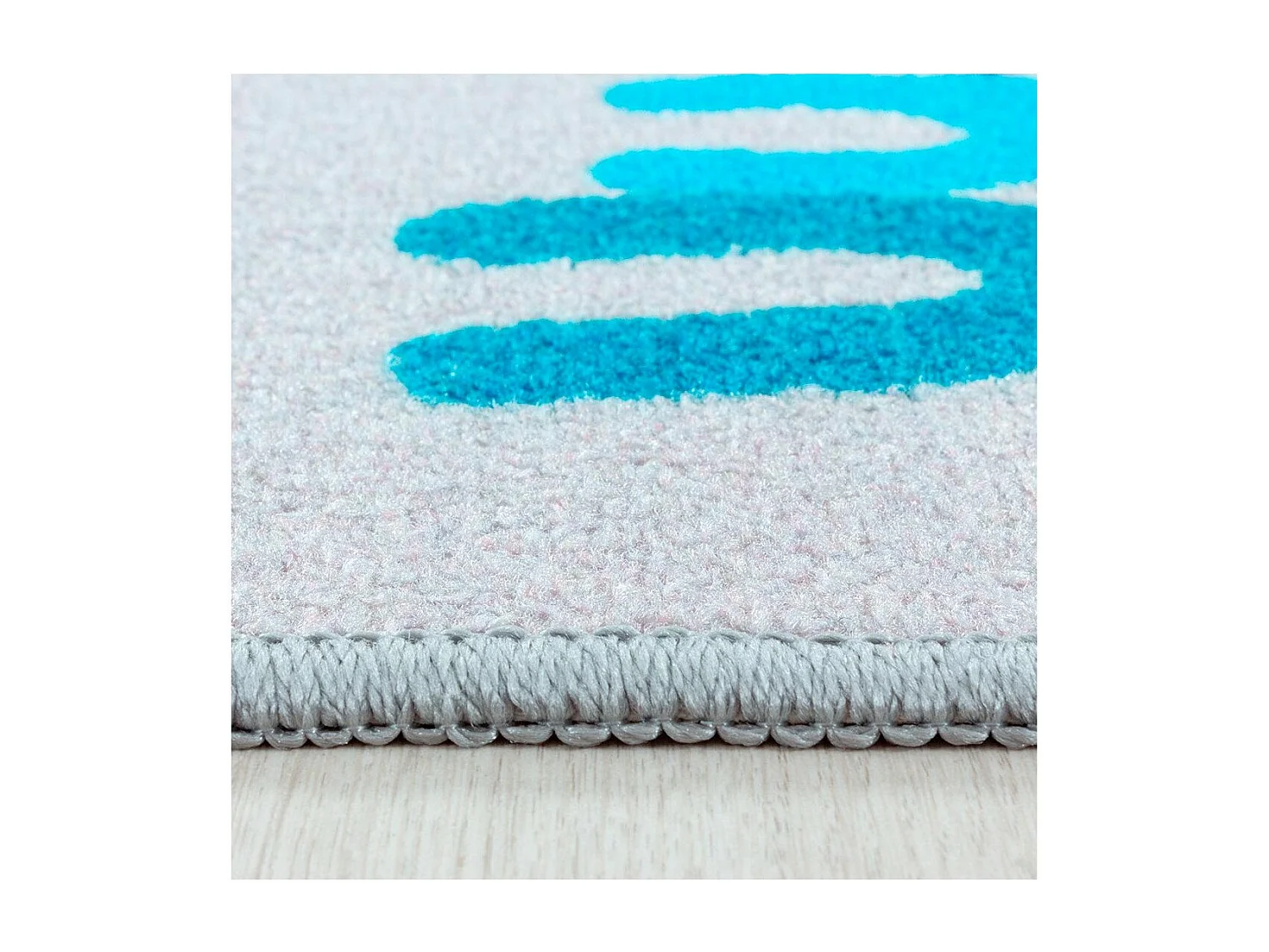 Tapis antidérapant enfant pour chambre ABC Rectangulaire Enfant Mécanique Antidérapant