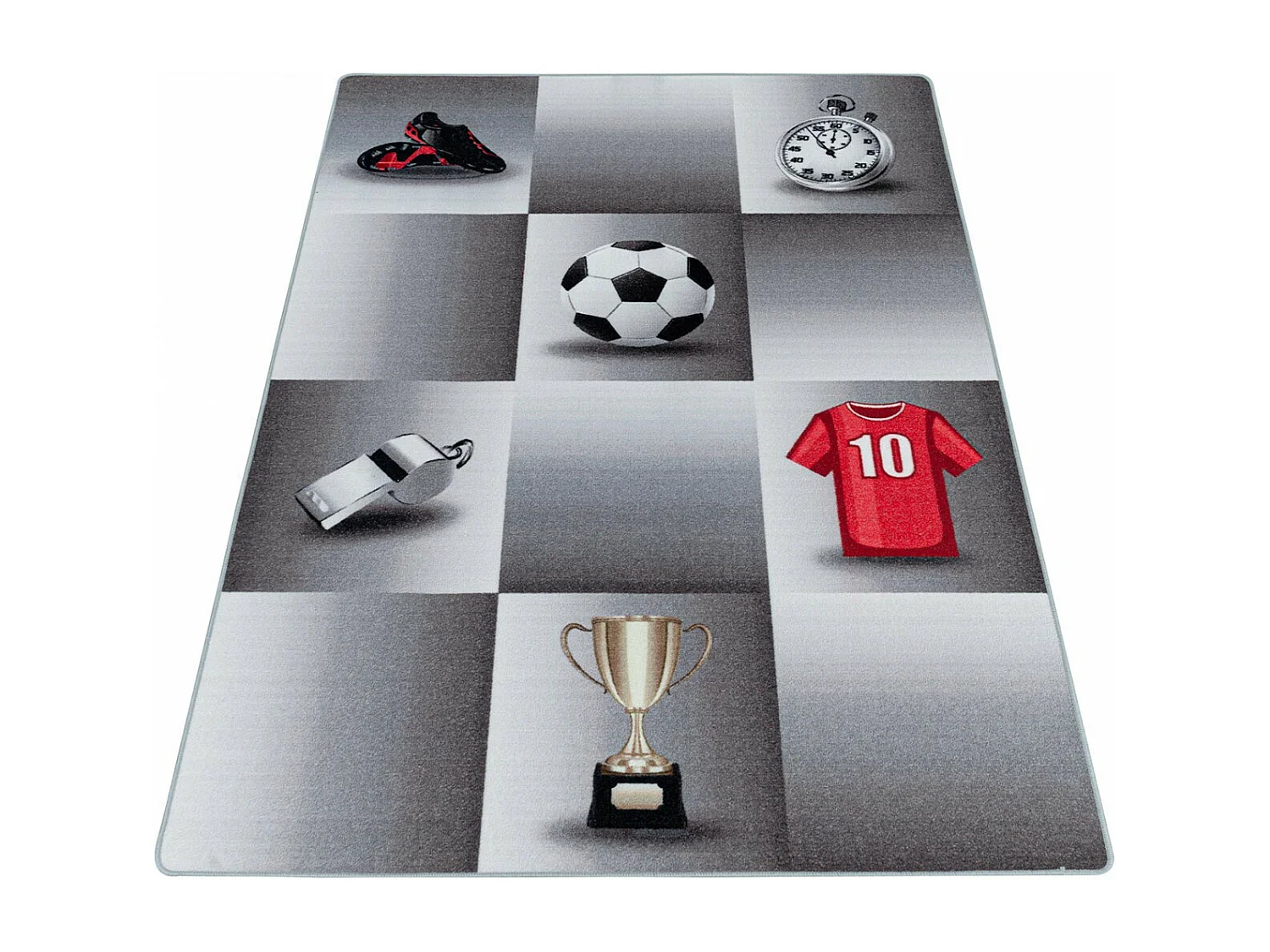 Tapis enfant antidérapant football Storado Rectangulaire Enfant Mécanique Antidérapant