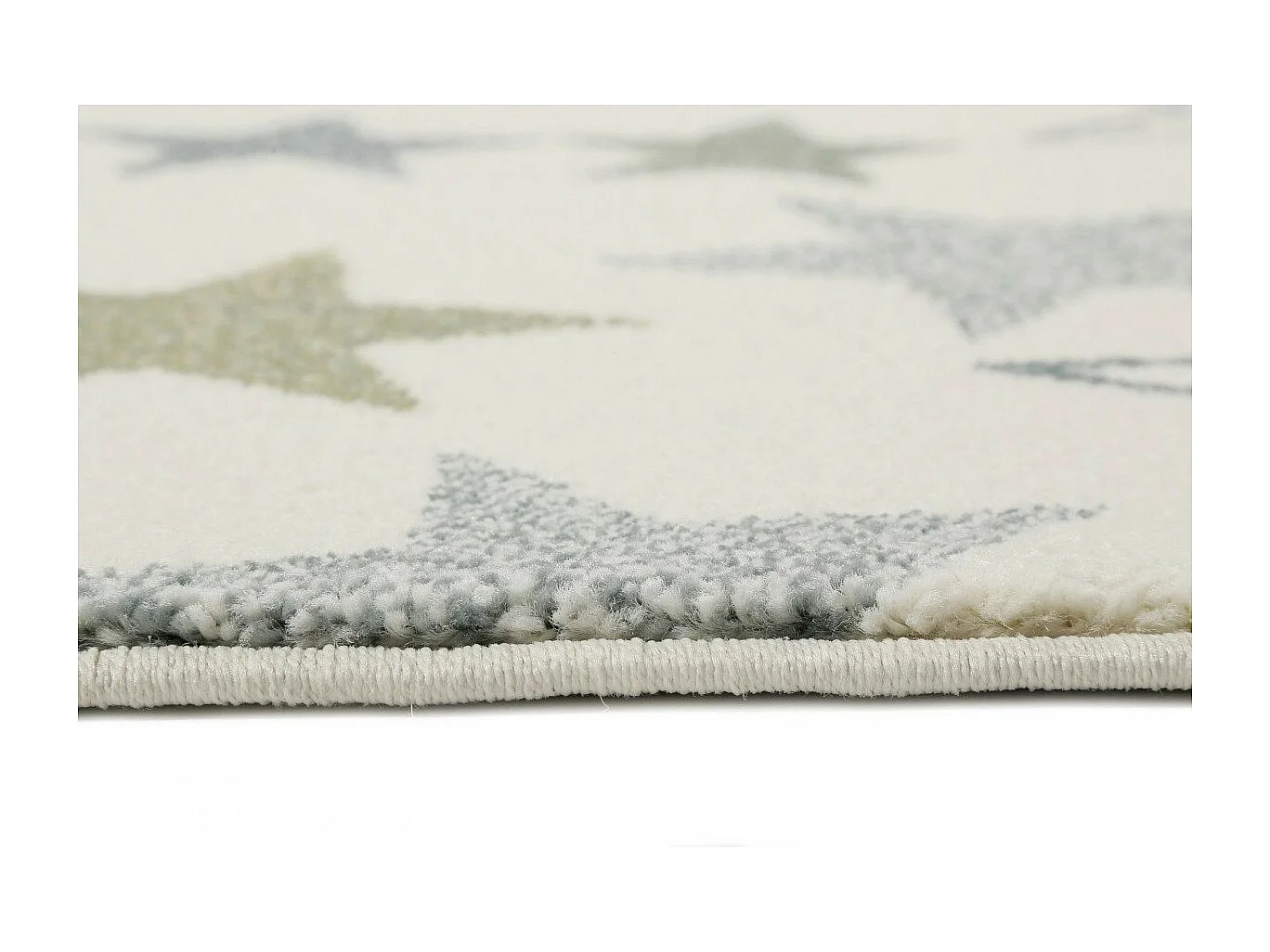 Tapis Esprit Home pour enfant étoilé blanc Esterya Rectangulaire Enfant Tissé