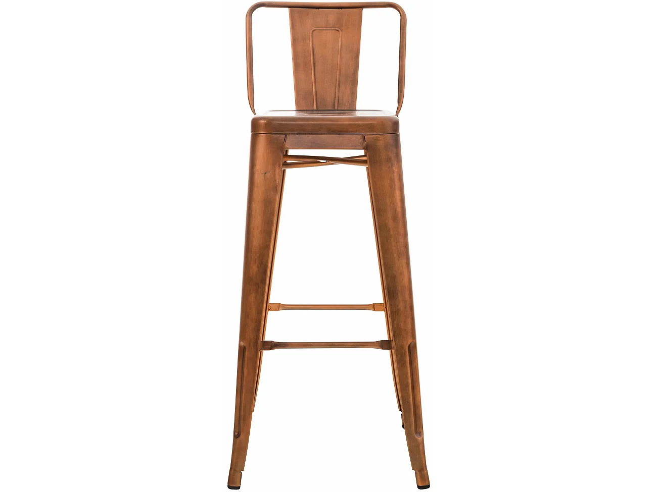 Lot de 2 tabourets métal cuivre 44 x 43 x 96 cm 10_0001008