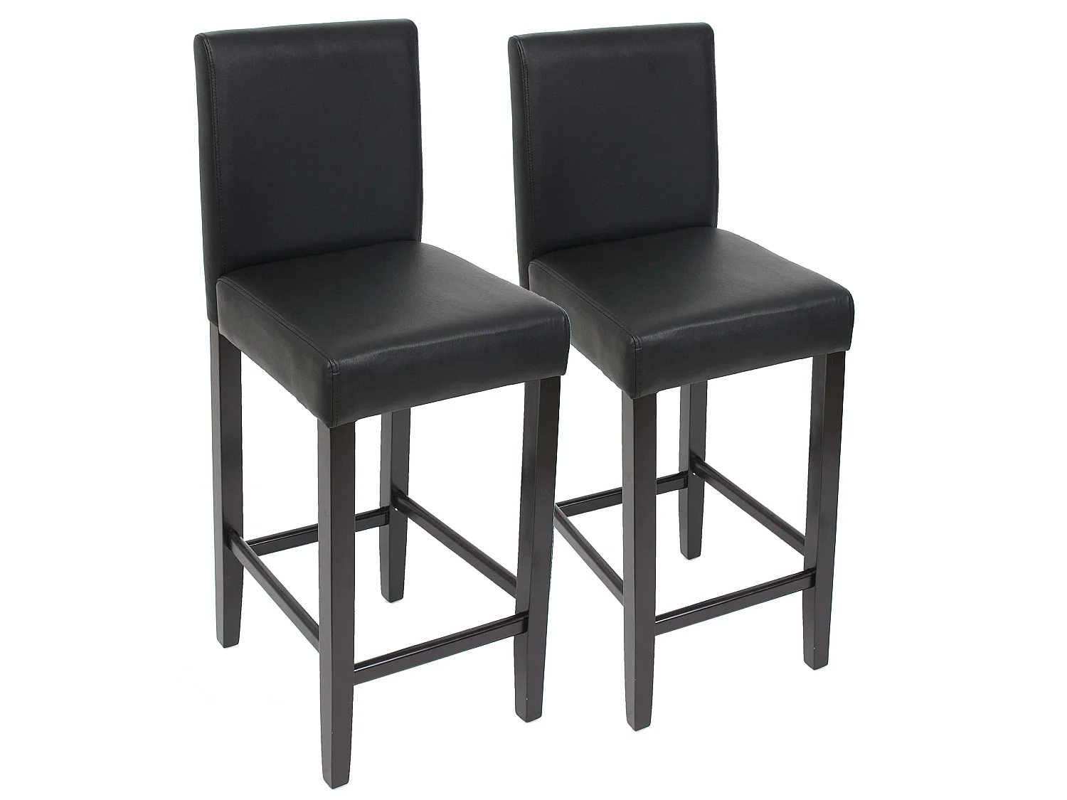 2x tabourets de bar bois marron 41 x 50 x 109 cm 04_0000098